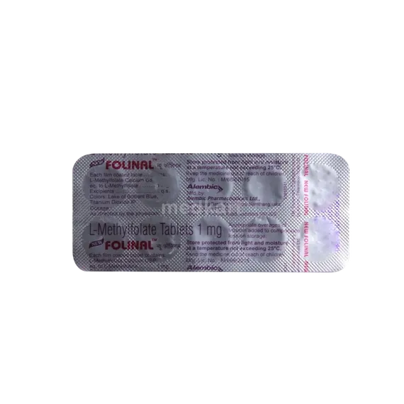 folinal 10mg tablet 10's
